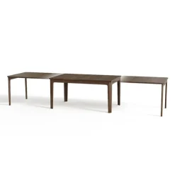 Skovby Table De Salle à Manger*SM26/27 Table de salle à manger scandinave en placage bois avec allonges