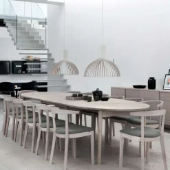 Skovby Table De Salle à Manger*SM78 Table ovale extensible en bois massif fabriquée au Danemark