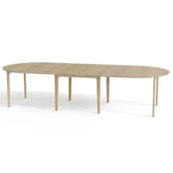 Skovby Table De Salle à Manger*SM112 Table ronde extensible en bois massif conçue au Danemark