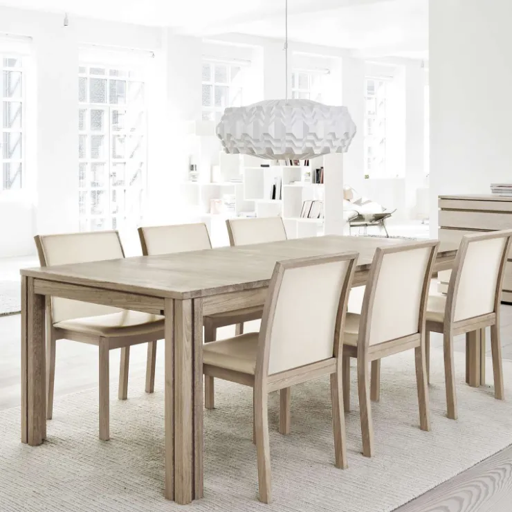 Skovby Table De Salle à Manger*SM23/24 Table scandinave rectangulaire en bois avec allonges