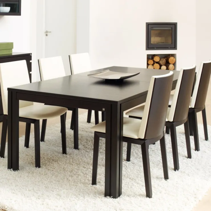 Skovby Table De Salle à Manger*SM23/24 Table scandinave rectangulaire en bois avec allonges