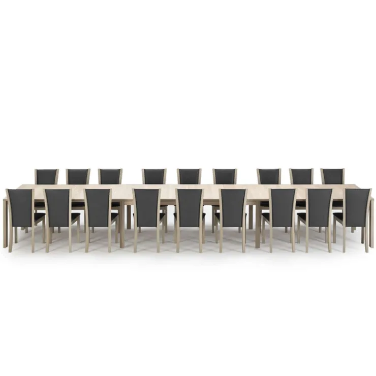Skovby Table De Salle à Manger*SM23/24 Table scandinave rectangulaire en bois avec allonges