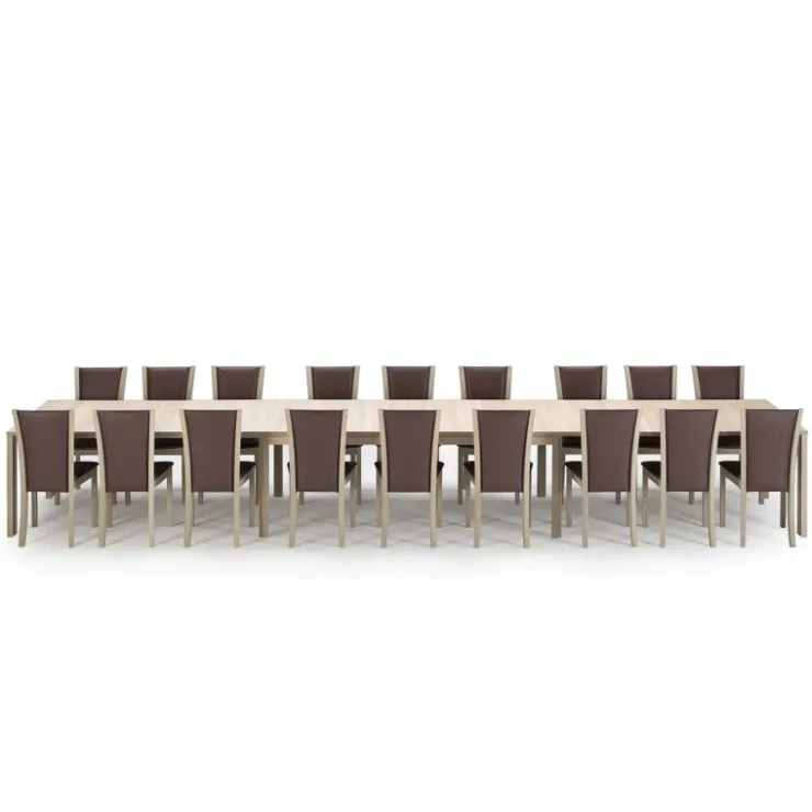 Skovby Table De Salle à Manger*SM23/24 Table scandinave rectangulaire en bois avec allonges