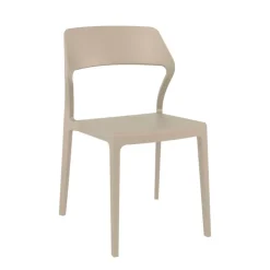 Chaise De Jardin*Snow Chaise d'extérieur empilable design en polypropylène