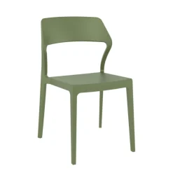 Chaise De Jardin*Snow Chaise d'extérieur empilable design en polypropylène