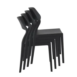 Chaise De Jardin*Snow Chaise d'extérieur empilable design en polypropylène