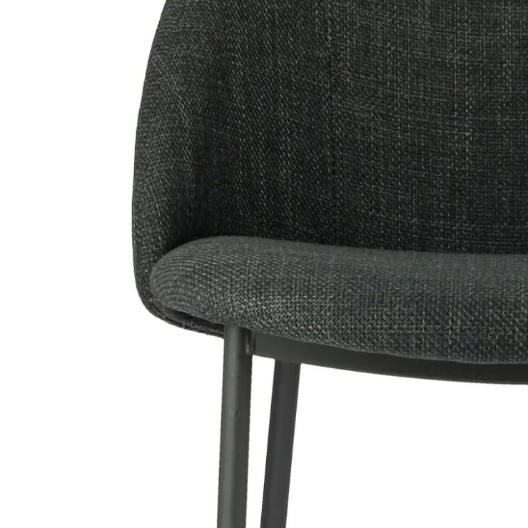 Perfecta Chaise De Salle à Manger|Chaise Salon*Soda Chaise cosy en tissu avec pieds en métal