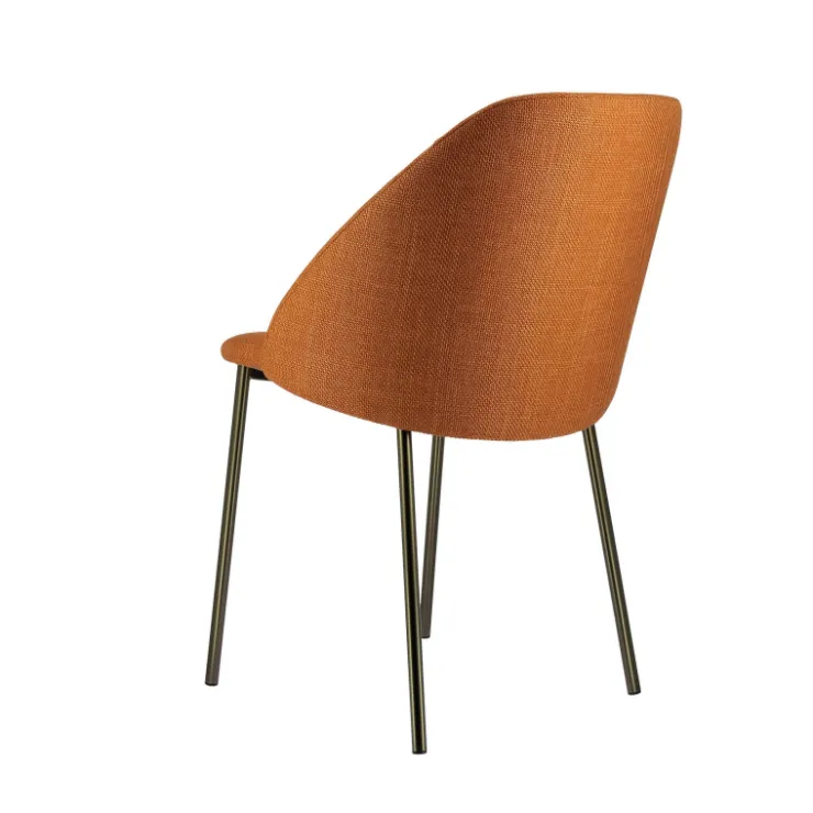 Perfecta Chaise De Salle à Manger|Chaise Salon*Soda Chaise cosy en tissu avec pieds en métal
