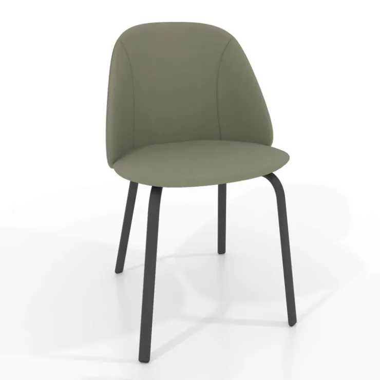 Perfecta Chaise De Cuisine|Chaise De Salle à Manger*Sofia Chaise cosy en simili avec pieds métal