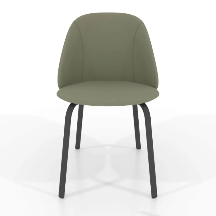 Perfecta Chaise De Cuisine|Chaise De Salle à Manger*Sofia Chaise cosy en simili avec pieds métal