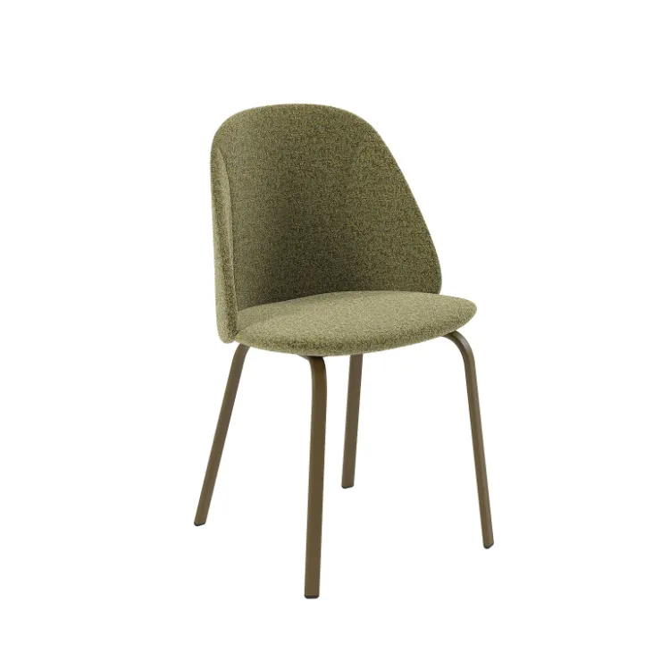 Perfecta Chaise De Salle à Manger|Chaise Salon*Sofia Chaise tissu confortable avec pieds en métal