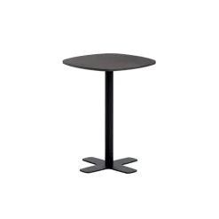 Perfecta Table De Cuisine|Table Pour Petit Espace*Spinner Table snack de cuisine en stratifié avec pied central coins arrondis