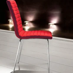 Midj Chaise De Salle à Manger*Star ® Chaise moderne empilable en tissu et métal