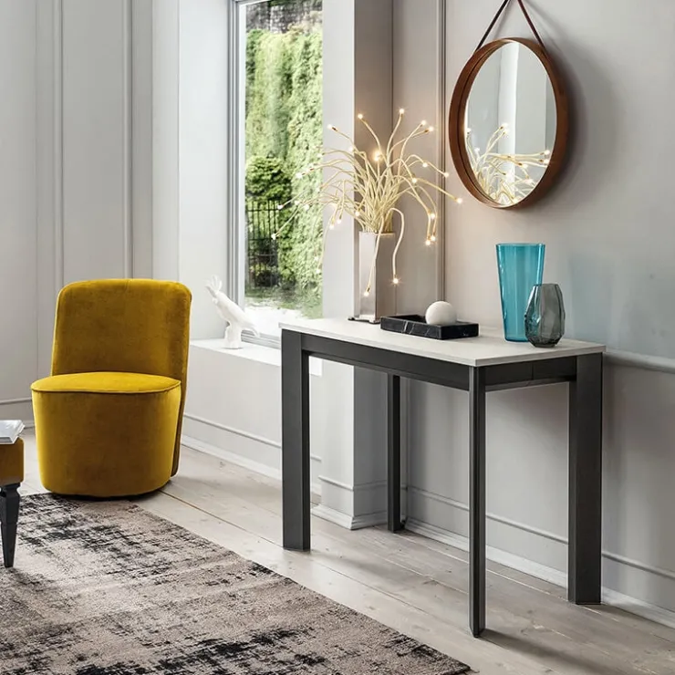 La primavera Table Pour Petit Espace*Steave Console extensible rectangulaire en stratifié