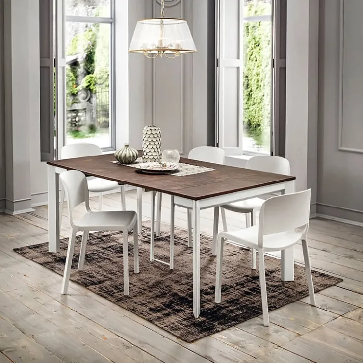 La primavera Table Pour Petit Espace*Steave Console extensible rectangulaire en stratifié