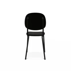 Perfecta Chaise De Salle à Manger*STR5 Chaise contemporaine en métal et en tissu fabriquée en Belgique