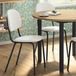 Perfecta Chaise De Cuisine*STR5 Chaise de cuisine en simili et métal