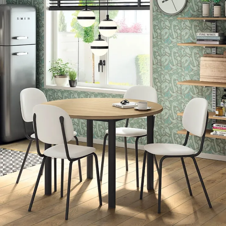 Perfecta Chaise De Cuisine*STR5 Chaise de cuisine en simili et métal