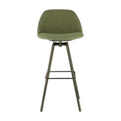 Perfecta Tabouret De Bar (assise +/- 80 Cm)*Swiftie Tabouret de bar pivotant en tissu et pieds métal