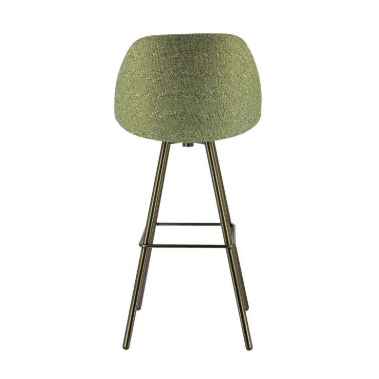 Perfecta Tabouret De Bar (assise +/- 80 Cm)*Swiftie Tabouret de bar pivotant en tissu et pieds métal