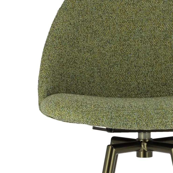 Perfecta Tabouret De Bar (assise +/- 80 Cm)*Swiftie Tabouret de bar pivotant en tissu et pieds métal