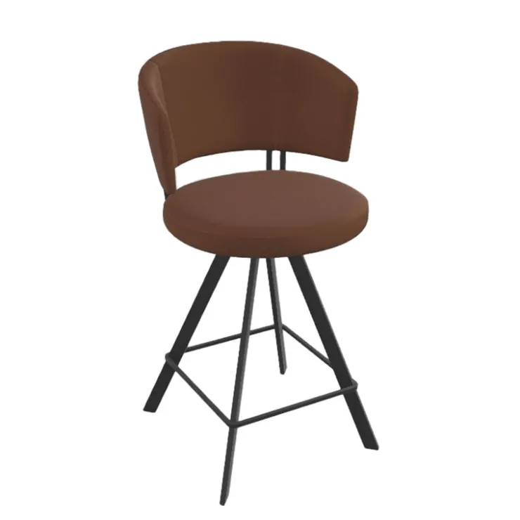 Perfecta Tabouret Snack (assise +/- 65 Cm)|Tabouret De Bar (assise +/- 80 Cm)*Tabouret haut design pivotant en simili – Allure