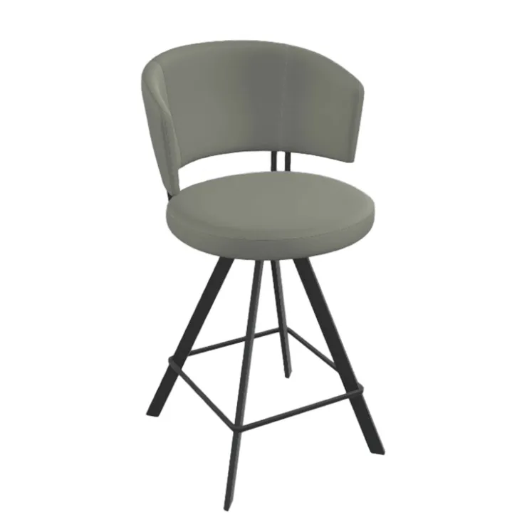 Perfecta Tabouret Snack (assise +/- 65 Cm)|Tabouret De Bar (assise +/- 80 Cm)*Tabouret haut design pivotant en simili – Allure