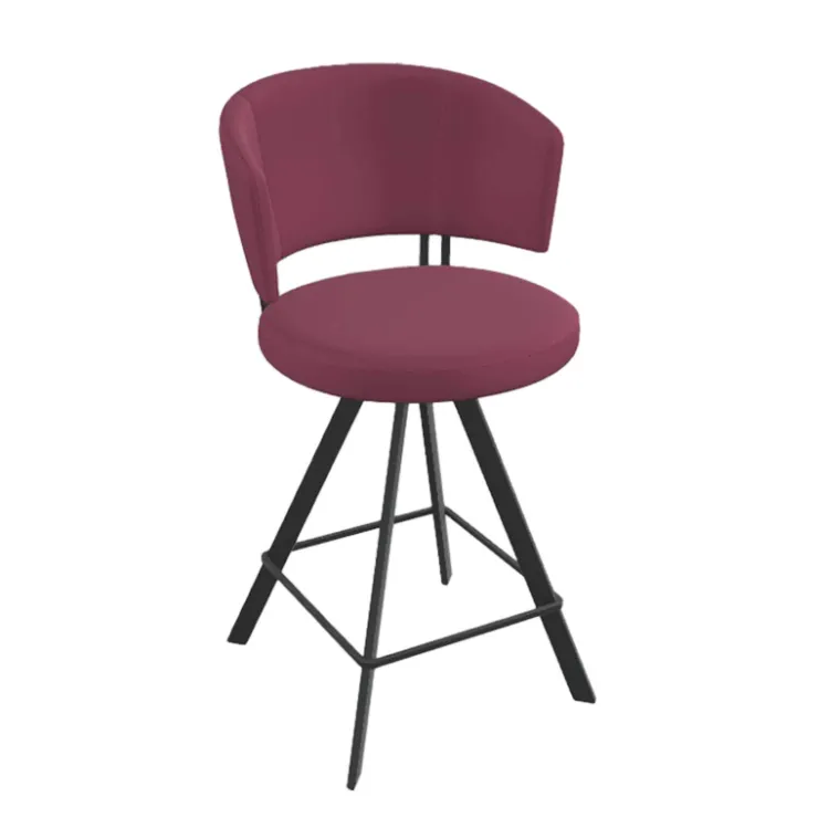 Perfecta Tabouret Snack (assise +/- 65 Cm)|Tabouret De Bar (assise +/- 80 Cm)*Tabouret haut design pivotant en simili – Allure