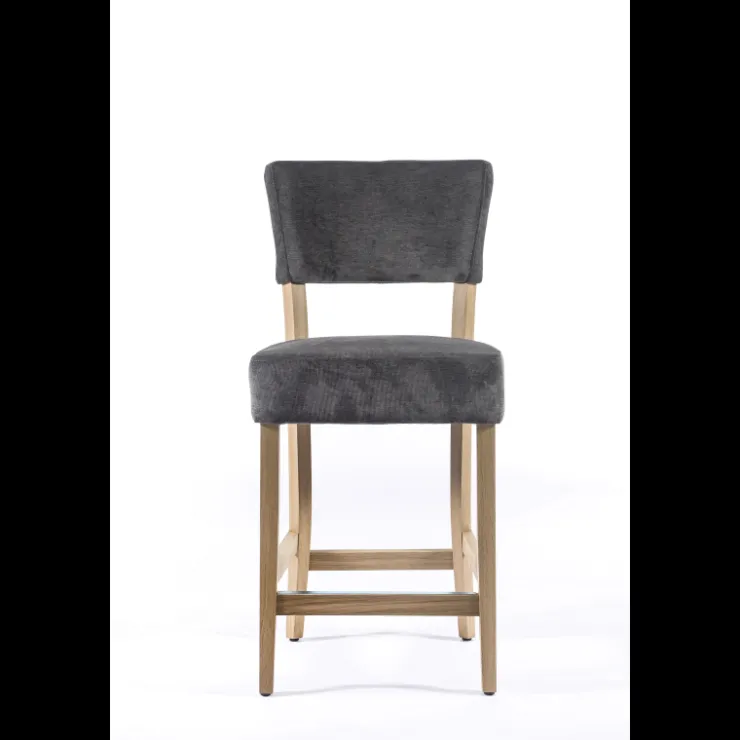 Sessio Tabouret Snack (assise +/- 65 Cm)|Tabouret De Bar (assise +/- 80 Cm)*Tabouret snack en tissu et bois – BarSteffi