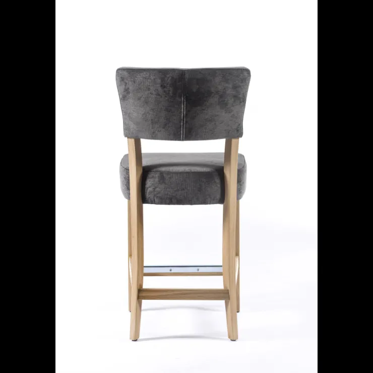 Sessio Tabouret Snack (assise +/- 65 Cm)|Tabouret De Bar (assise +/- 80 Cm)*Tabouret snack en tissu et bois – BarSteffi