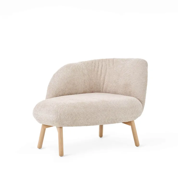 Mobitec Chaise Salon|Chaise Pour Chambre*Thalia ® Banquette cosy en tissu avec pieds en bois