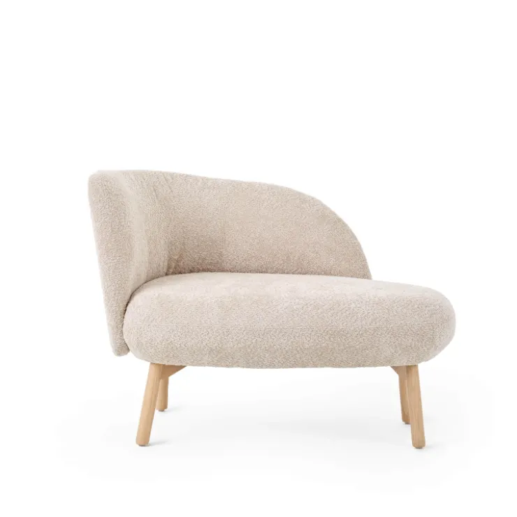 Mobitec Chaise Salon|Chaise Pour Chambre*Thalia ® Banquette cosy en tissu avec pieds en bois