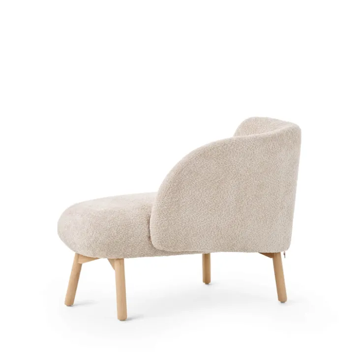 Mobitec Chaise Salon|Chaise Pour Chambre*Thalia ® Banquette cosy en tissu avec pieds en bois