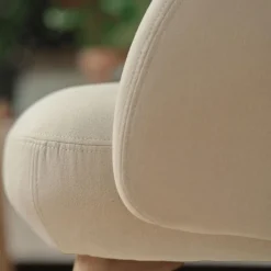 Mobitec Chaise De Salle à Manger|Chaise Salon*Thalia ® Fauteuil confortable en tissu avec pieds en bois
