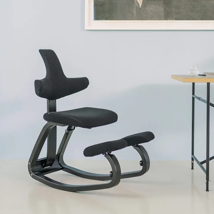 Varier Chaise Pour Chambre|Chaise De Bureau*ThatSit ® Chaise de bureau ergonomique à bascule en tissu et bois