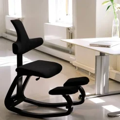 Varier Chaise Pour Chambre|Chaise De Bureau*ThatSit ® Chaise de bureau ergonomique à bascule en tissu et bois