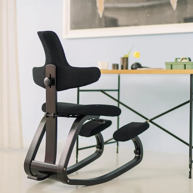 Varier Chaise Pour Chambre|Chaise De Bureau*ThatSit ® Chaise de bureau ergonomique à bascule en tissu et bois