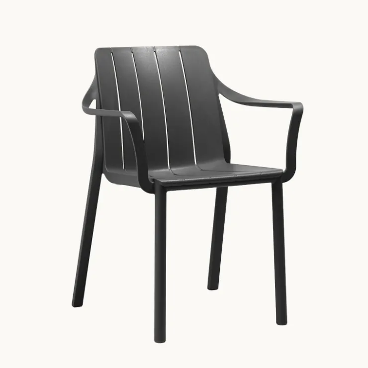 Fauteuil De Jardin*Tiberina Fauteuil de jardin empilable en polypropylène
