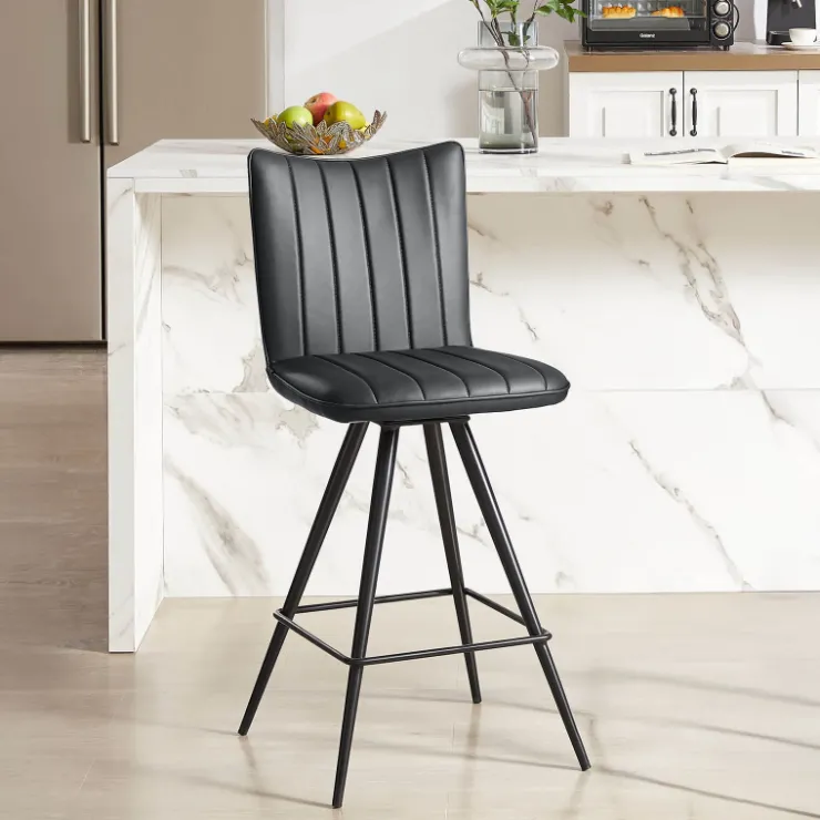 Tabouret De Bar (assise +/- 80 Cm)|Chaise De Salle à Manger*TiméoTabouret snack pivotant avec pieds obliques