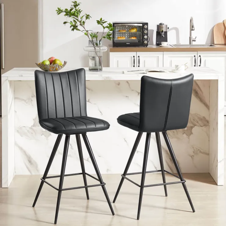 Tabouret De Bar (assise +/- 80 Cm)|Chaise De Salle à Manger*TiméoTabouret snack pivotant avec pieds obliques