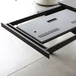 Altacom Table De Salle à Manger|Table Pour Petit Espace*Tokyo Petite table carrée design extensible avec piètement central mikado