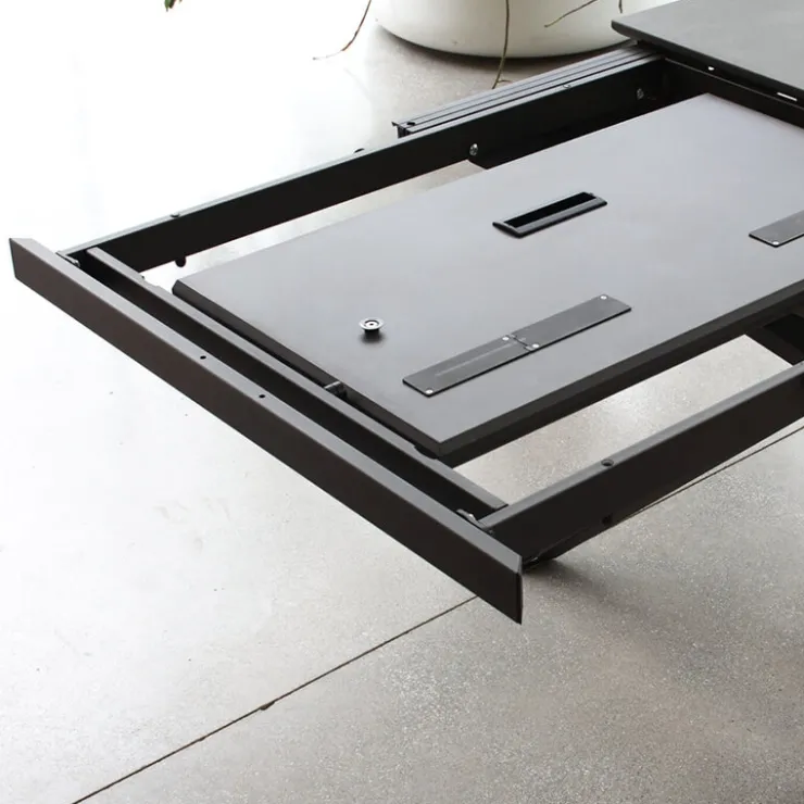 Altacom Table De Salle à Manger|Table Pour Petit Espace*Tokyo Petite table carrée design extensible avec piètement central mikado