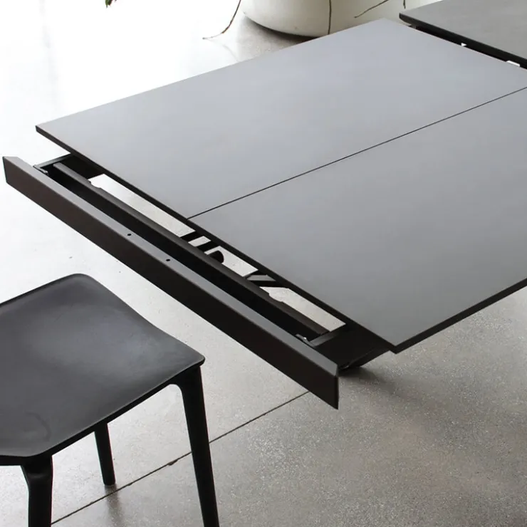 Altacom Table De Salle à Manger|Table Pour Petit Espace*Tokyo Petite table carrée design extensible avec piètement central mikado