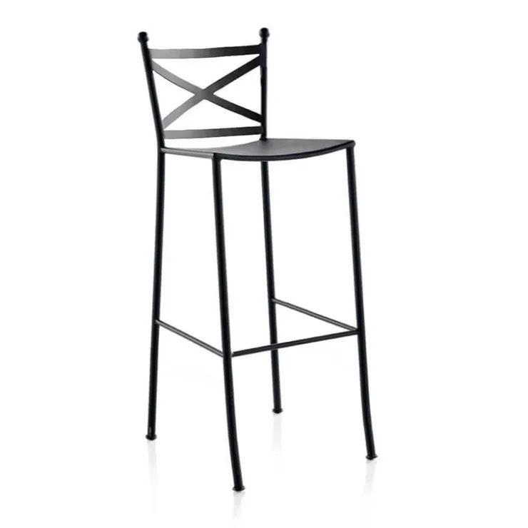 Jayso Tabouret Snack (assise +/- 65 Cm)|Tabouret De Bar (assise +/- 80 Cm)*Toledo Tabouret provençal en métal