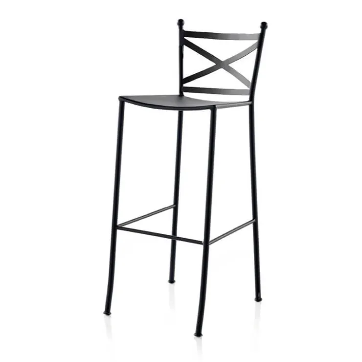 Jayso Tabouret Snack (assise +/- 65 Cm)|Tabouret De Bar (assise +/- 80 Cm)*Toledo Tabouret provençal en métal