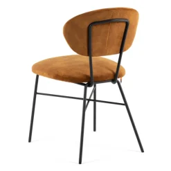 Mobitec Chaise De Salle à Manger|Chaise Salon*Toro ® Chaise cosy minimaliste en tissu et pieds métal