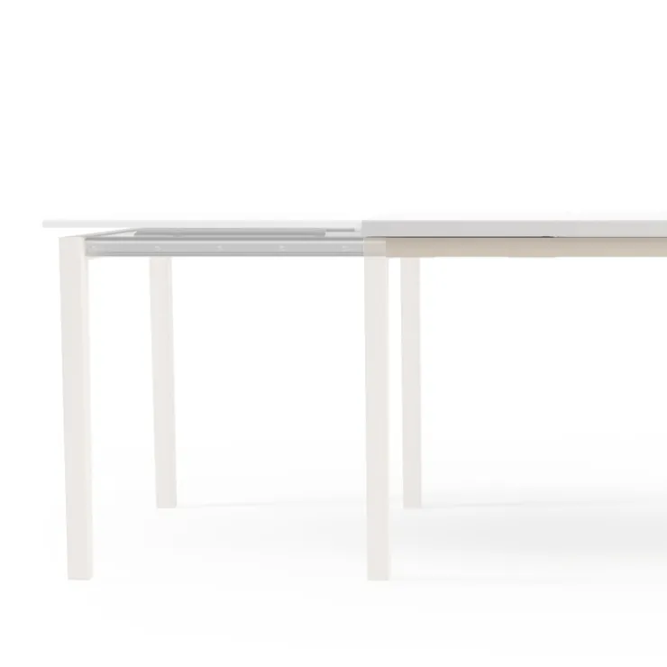 Cancio Table De Cuisine*Toy bois Table de cuisine en verre avec rallonge