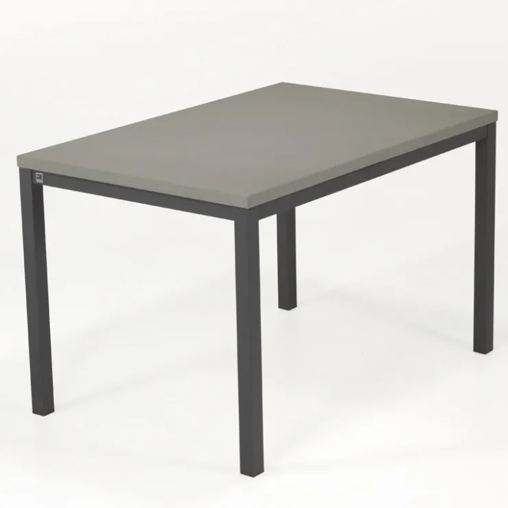 Cancio Table De Cuisine*Toy métal Table de cuisine en céramique avec rallonge hauteur 75 cm
