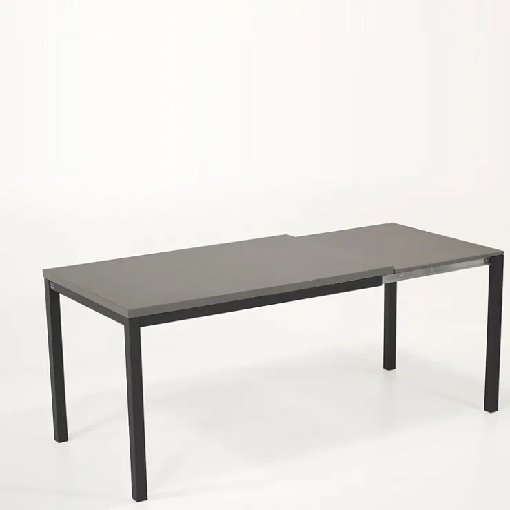 Cancio Table De Cuisine*Toy métal Table de cuisine en céramique avec rallonge hauteur 75 cm