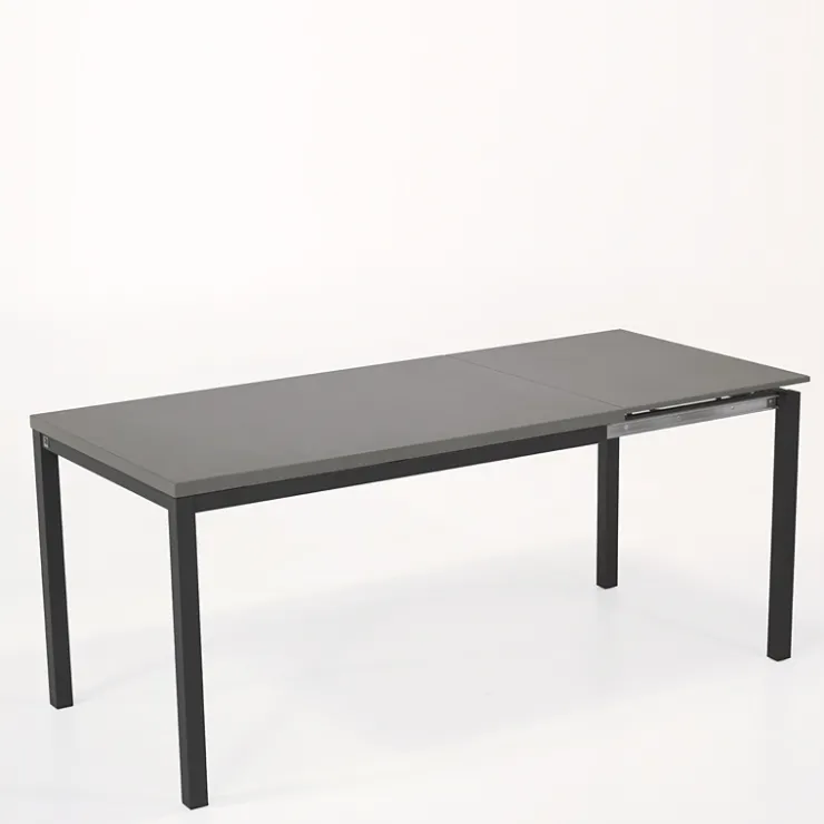 Cancio Table De Cuisine*Toy métal Table de cuisine en céramique avec rallonge hauteur 75 cm